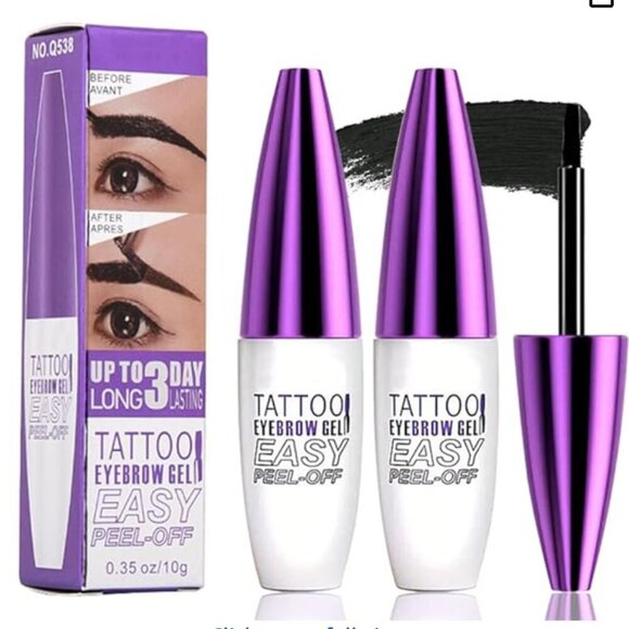 Other - NEW Black Eyebrow Peel Gel